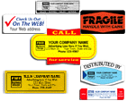 custom labels - button to page