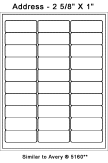 address labels - Form 310904