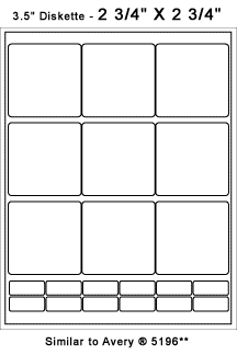 diskette labels - Form 311400