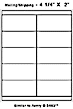 mailing shipping labels -  forms 312603