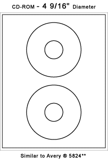 CD-Rom labels - Form 312750
