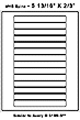 VHS labels - form 312851