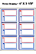 printed shipping labels - form 350100