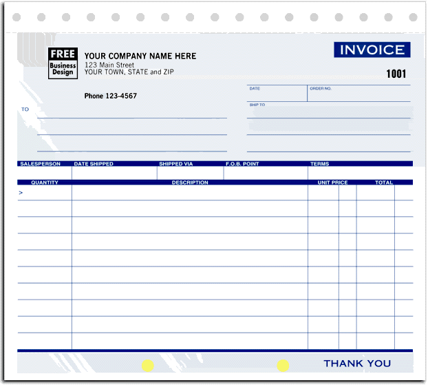 Form 105T-Large Invoice