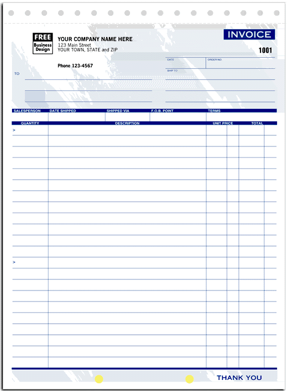 Form 106T-Large Invoice