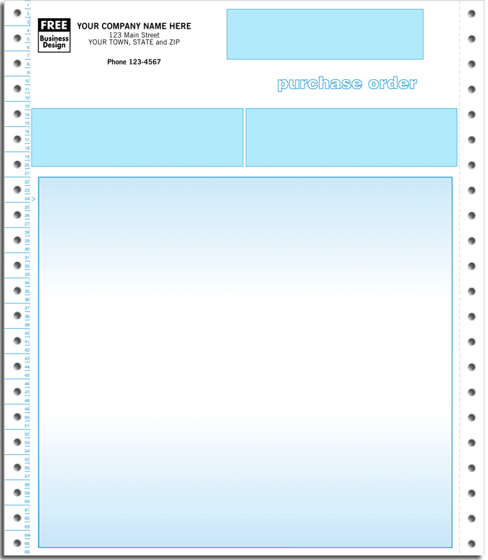 large continuous multipurpose form - Form D12181