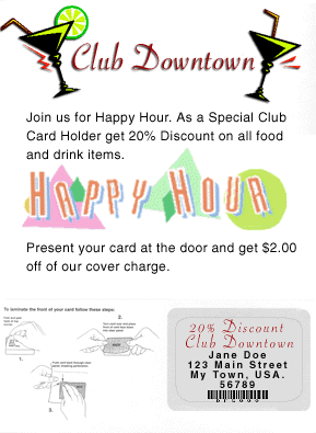 Image of Club Membership Card