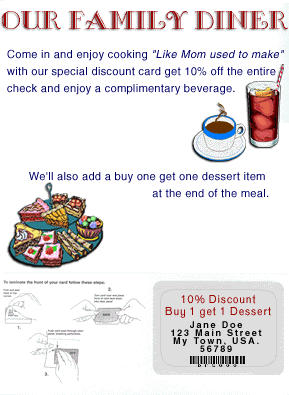 Image of Dinner Membership Card