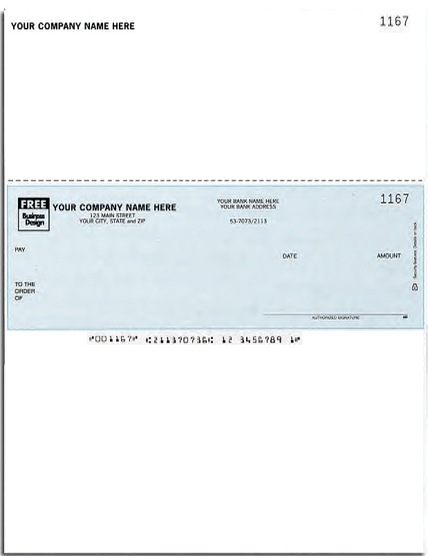 Form 13115-Large Laser Multipurpose Check