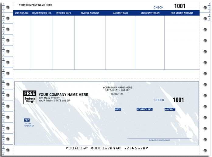 continuous accounts payable checks - Form 9021T
