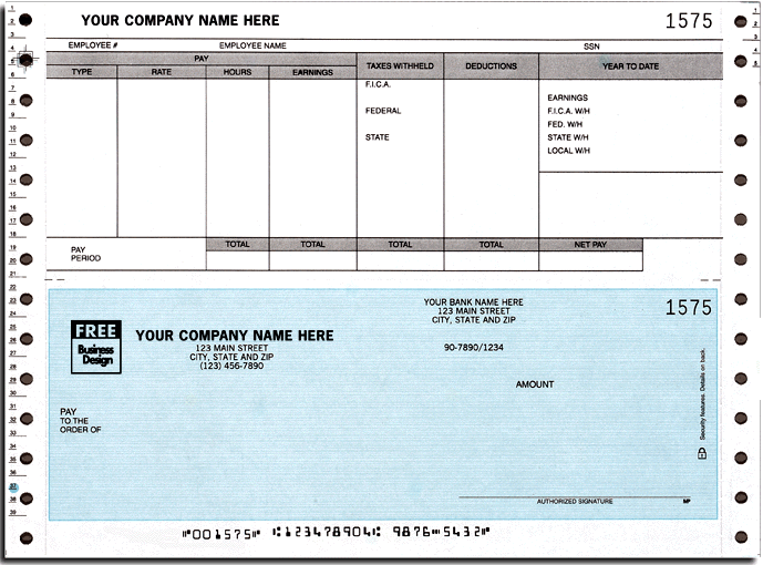 continuous accounts payable checks - Form 9317