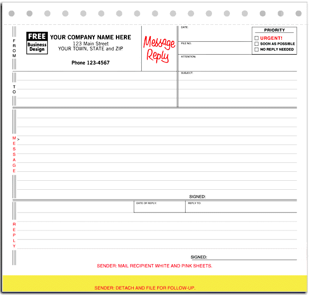 message reply - Form 187