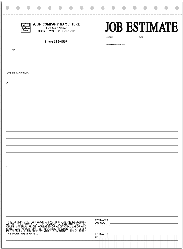 estimates - Form 215