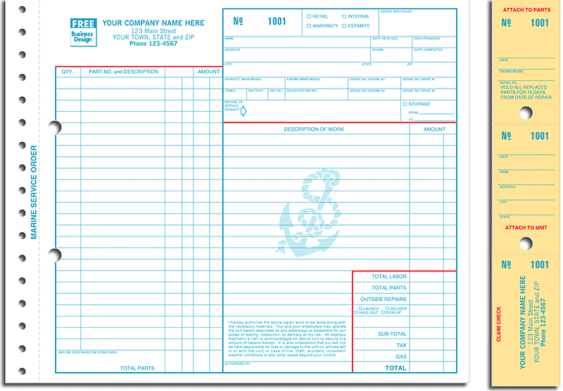 Service Orders - Form 319