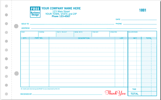 side-stub auto parts form - Form 657