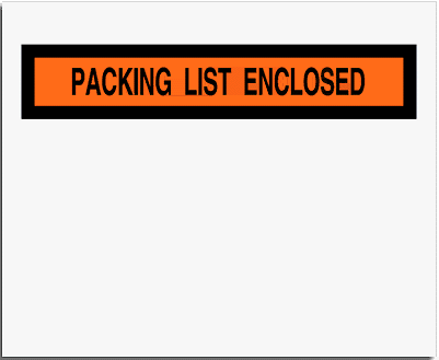 packing list envelopes - Form 732
