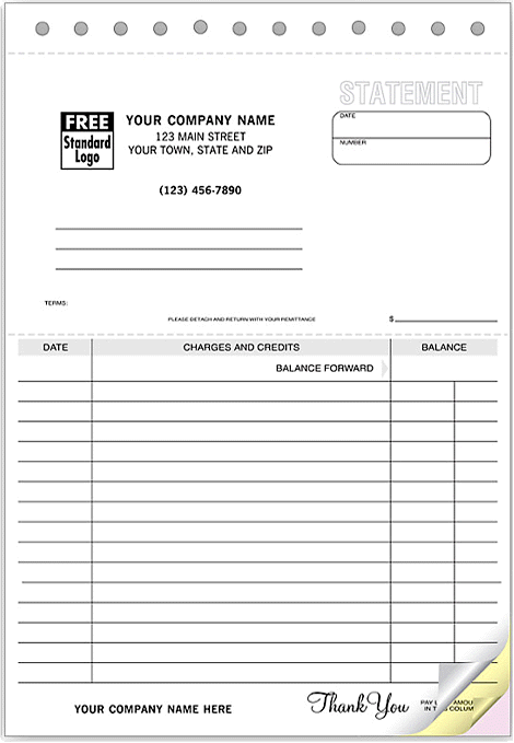 statement with lines - Form 96