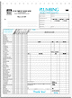 plumbing work order invoice - form 6540