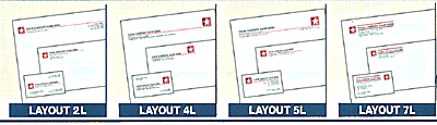 Stationery Layouts 2L thru 7L