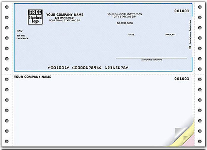 continuous multipurpose checks - Form 9025T
