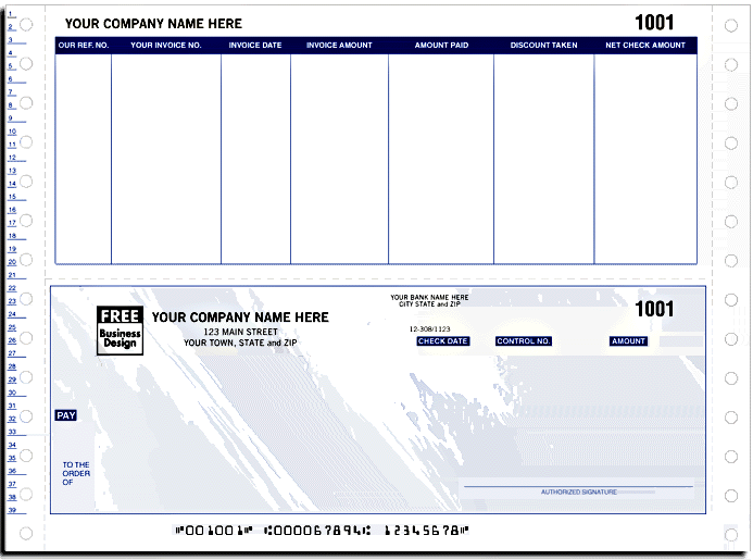 continuous accounts payable checks - Form 13531T